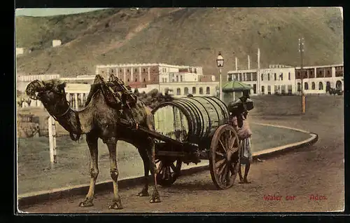 AK Aden, Strassenansicht mit Water Cart