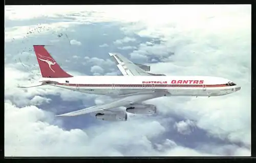 AK Qantas Boeing 707, Wantas Airways, Flugzeug