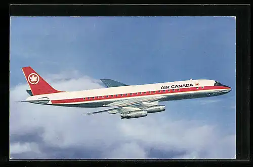 AK Flugzeug Sys 1017 der Air Canada im Flug