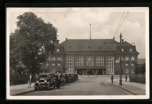 AK Neunkirchen, Blick zum Bahnhof