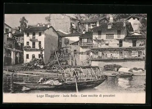 AK Isola Bella /Lago Maggiore, Case vecchie di pescatori