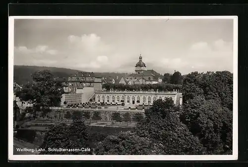 AK Weilburg /Lahn, Schlossterrassen-Cafe