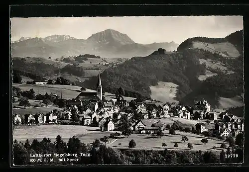 AK Mogelsberg, Totalansicht mit Speer