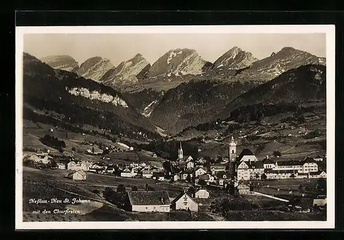 AK Nesslau-Neu St. Johann, der Ort mit den Churfürsten