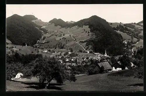 AK Langenbruck, Gesamtansicht mit Umgebung