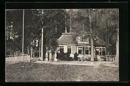 AK Ohrdruf i. Thür., Gruss aus Scherers Hütte