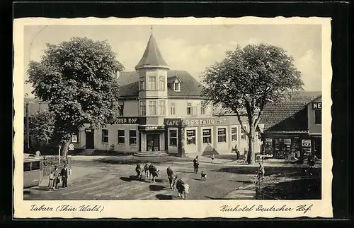 AK Tabarz /Thür. Wald, Kurhotel Deutscher Hof