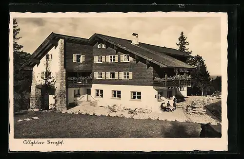 AK Sonthofen, Alpengasthaus Allgäuer Berghof