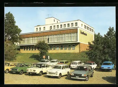 AK Ahrenshoop /Ostsee, Kurhaus mit Parkplatz