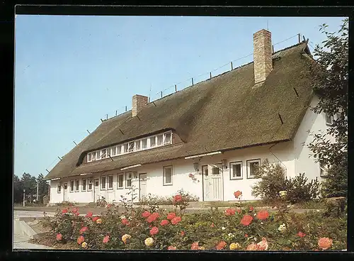 AK Ahrenshoop /Ostsee, Gaststätte Dünenhaus, Kombinat VEB Chemische Werke Buna