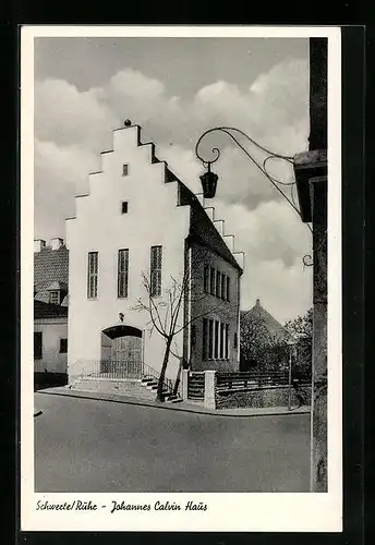 AK Schwerte a. Ruhr, vor dem Johannes Calvin Haus