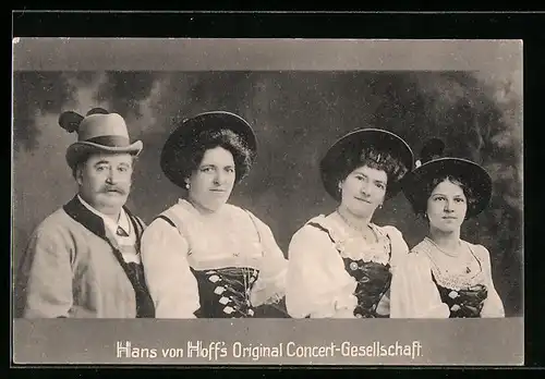 AK Hans von Hoff`s Original Concert-Gesellschaft
