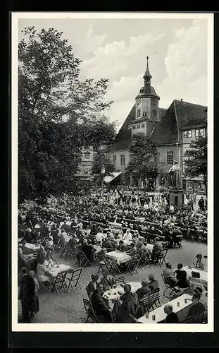 AK Jena, Marktplatz-Frühschoppen in der Guten Stube