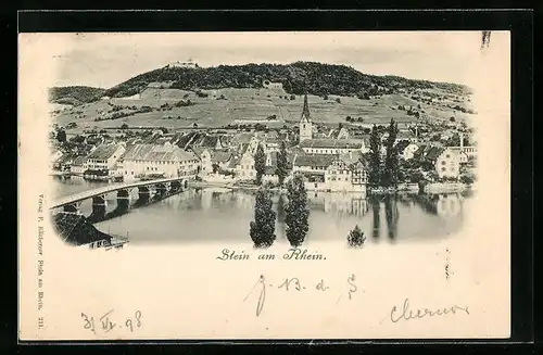 AK Stein am Rhein, Gesamtansicht aus der Vogelschau