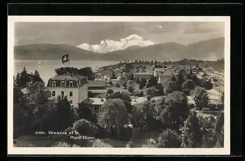 AK Versoix, Versoix et le Mont Blanc