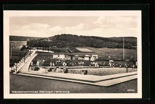 AK Steinbach-Hallenberg, Partie im Waldschwimmbad