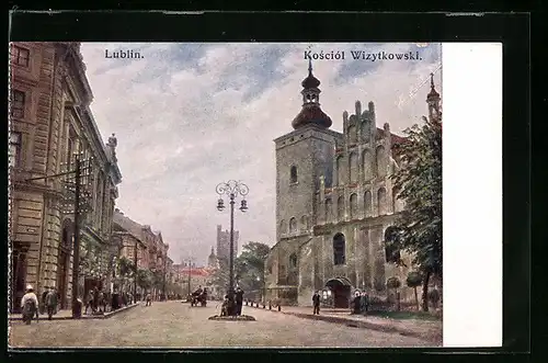 Künstler-AK Lublin, Kosciol Wizytkowski