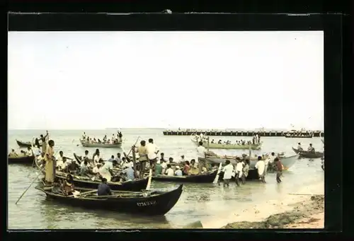 AK Malediven, Native Dhonies, Gan, Addu Atoll