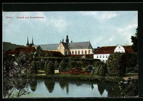 AK Oliva, Schloss und Klosterkirche