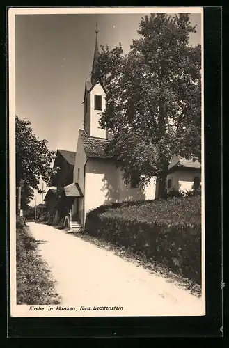 AK Planken, Partie an der Kirche