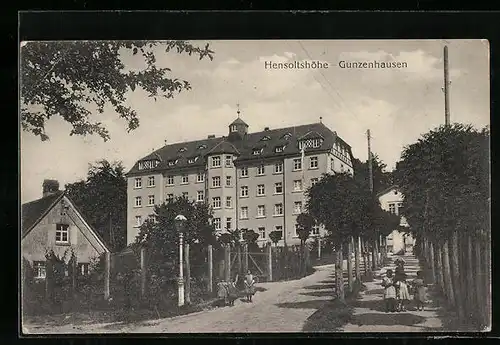 AK Gunzenhausen, Strassenpartie Hensoltshöhe