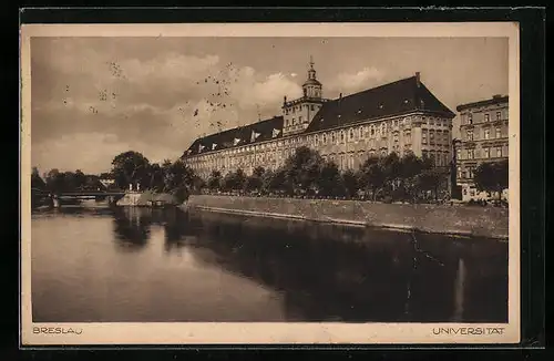 AK Breslau, Blick zur Universität