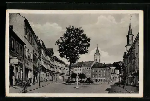 AK Lobenstein /Th., Der Marktplatz