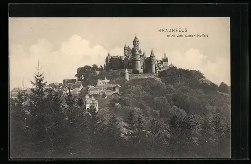 AK Braunfels, Blick vom kleinen Hoffeld