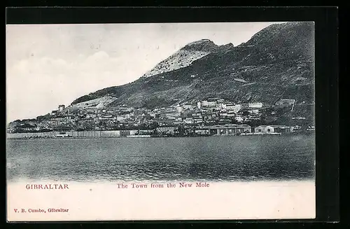 AK Gibraltar, The Town from the New Mole