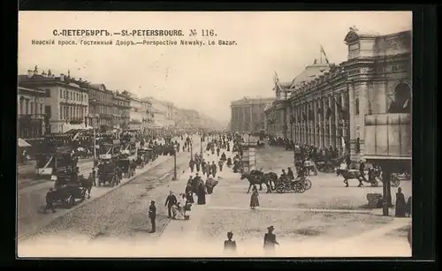 AK St.-Pétersbourg, Perspective Newsky, Le Bazar