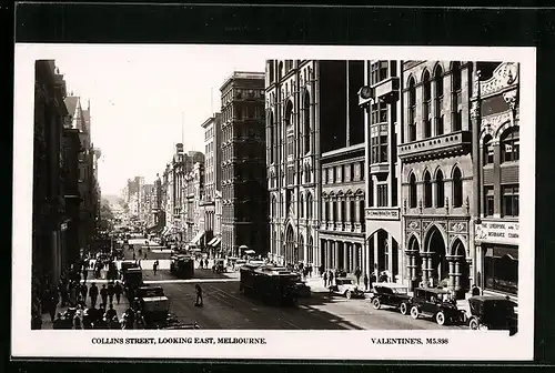 AK Melbourne, Collins Street, Looking East