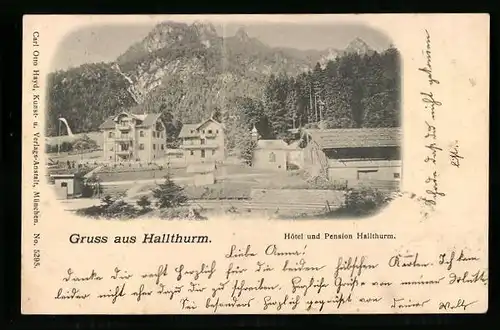 AK Hallthurm, Hotel und Pension Hallthurm