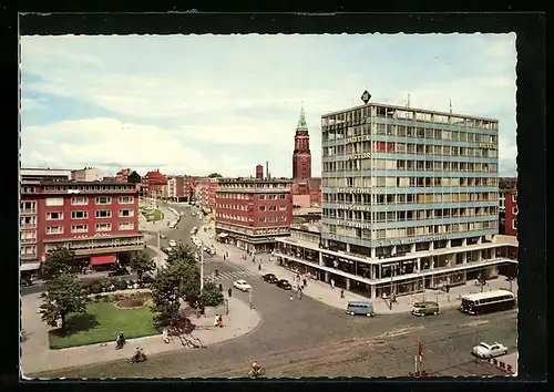 AK Kiel, Holstentor und Kuhberg mit Hotel Astor