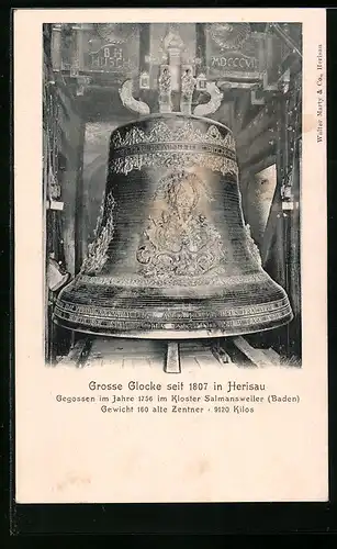 AK Herisau, Grosse Glocke seit 1807