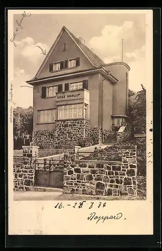 AK Boppard /Rh., Hotel Haus Margot, Strasse auf der Zeil