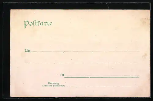 Lithographie Oberhofen, Wirtschaf zum Schwan, Hotel Hirsch, Bahnhof, Pavillon