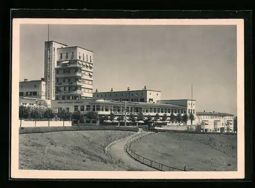 AK Stuttgart, Weissenhofsiedlung, Höhenrestaurant Schönblick, Architektur