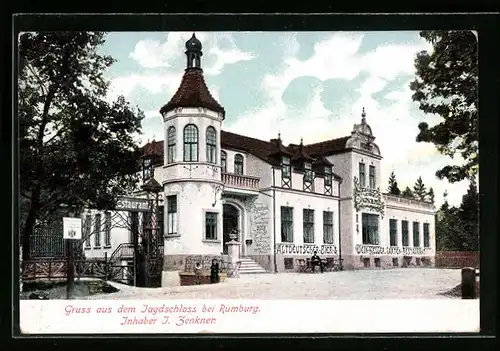 AK Rumburg, Altdeutscher Bier & Wein-Keller J. Zenkner im Jagdschloss