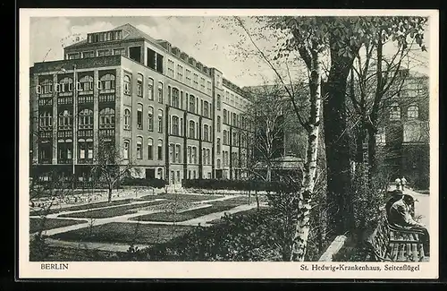 AK Berlin, St. Hedwig-Krankenhaus, Seitenflügel, Grosse Hamburger Strasse