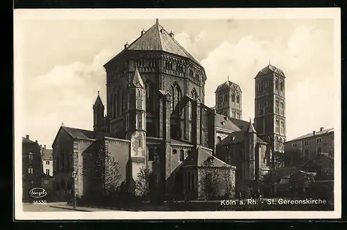 AK Köln am Rhein, an der St. Gereonskirche