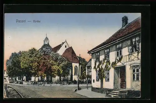 AK Dassel, Blick zur Kirche