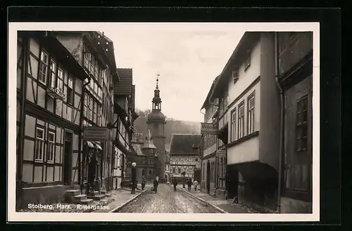 AK Stolberg /Harz, Rittergasse