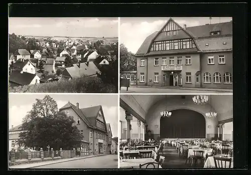 AK Weissenborn / Eisenberg, HO-Gaststätte und FDGB-Vertragsheim Thüringer Hof