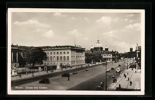 AK Berlin, Strasse Unter den Linden