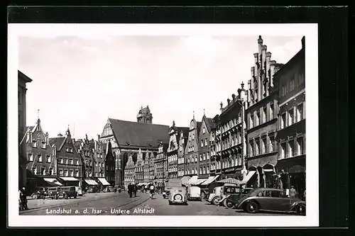 AK Landshut a. d. Isar, Untere Altstadt