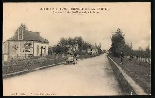 AK Cicuit de la Sarthe, La sortie de St-Mars-la-Briere