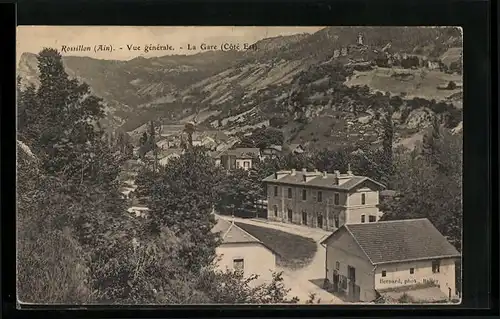 AK Rossillon, Vue generale, La Gare (Cote Est)