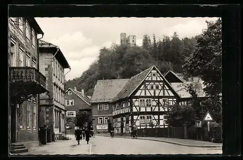 AK Steinbach-Hallenberg, Partie in der Hauptstrasse