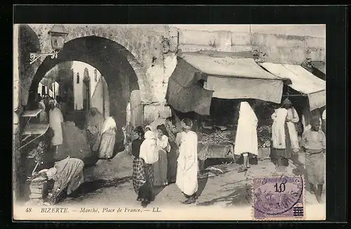 AK Bizerte, Marché, Place de France