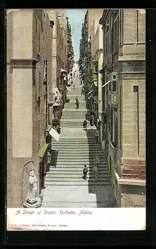 AK Valetta, A Street of Stairs